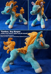 Size: 2304x3323 | Tagged: safe, artist:baraka1980, character:tianhuo, species:longma, them's fightin' herds, high res, irl, photo, plushie, solo