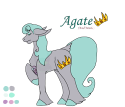 Size: 2338x2000 | Tagged: safe, artist:thebigearredbat, oc, oc only, oc:agate, parent:maud pie, parent:starlight glimmer, parents:starmaud, darkverse, magical lesbian spawn, offspring, simple background, solo, transparent background
