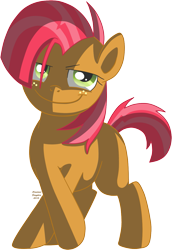 Size: 925x1344 | Tagged: safe, artist:arastane-siryphia, character:babs seed, species:pony, female, smiling, smirk, smug, solo