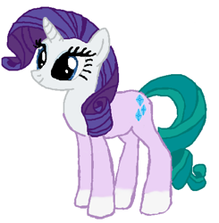 Size: 451x460 | Tagged: safe, artist:qjosh, character:mistmane, character:rarity, character to character, pony to pony, transformation