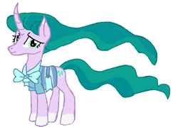 Size: 779x557 | Tagged: safe, artist:qjosh, character:mistmane, character:rarity, character to character, flowing mane, flowing tail, pony to pony, transformed
