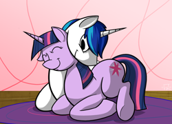 Size: 900x649 | Tagged: safe, artist:sir-dangereaux, character:shining armor, character:twilight sparkle, bbbff