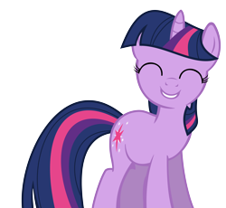 Size: 6000x5511 | Tagged: safe, artist:eipred, character:twilight sparkle, episode:one bad apple, g4, my little pony: friendship is magic, absurd resolution, eyes closed, female, happy, simple background, smiling, solo, transparent background, vector