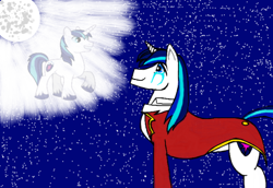 Size: 938x645 | Tagged: safe, artist:kahnac, character:shining armor, species:pony, aristocrat, cute, edmond dantes, emotional, male, redemption, remorse, sad and happy, shining adorable, solo, song reference, the count of monte cristo, the man i used to be