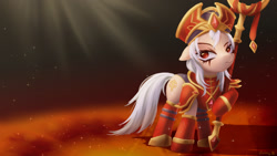 Size: 1920x1080 | Tagged: safe, artist:jeremywithlove, species:earth pony, species:pony, fantasy class, female, heroes of the storm, mare, ponified, priest, priestess, sally whitemane, warcraft, world of warcraft