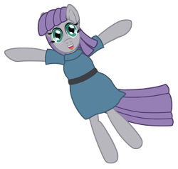 Size: 6300x6000 | Tagged: safe, artist:fascismnotincluded, character:maud pie, species:pony, absurd resolution, clothing, cute, female, happy, maudabetes, personality swap, simple background, solo, transparent background, vector