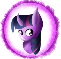 Size: 693x679 | Tagged: safe, artist:miragepotato, character:twilight sparkle, bust, female, simple background, solo, transparent background