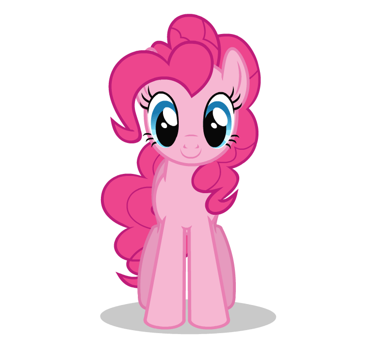 Size: 784x688 | Tagged: safe, artist:sunbusting, character:pinkie pie, species:earth pony, species:pony, animated, female, good trick, simple background, spinning