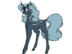 Size: 1024x768 | Tagged: safe, artist:ask-y, oc, oc:masquerade, parent:pharynx, parent:trixie, parents:phartrix, species:changepony, female, hybrid, interspecies offspring, offspring, simple background, solo, transparent background