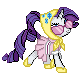 Size: 80x80 | Tagged: safe, artist:kevfin, character:rarity, episode:sleepless in ponyville, g4, my little pony: friendship is magic, camping outfit, sprite