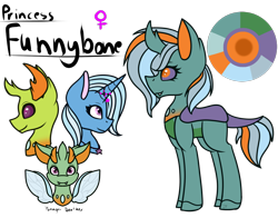 Size: 1400x1100 | Tagged: safe, artist:king-justin, character:thorax, character:trixie, oc, parent:thorax, parent:trixie, parents:thoraxie, species:changeling, species:changepony, species:reformed changeling, female, hybrid, interspecies offspring, male, offspring, shipping, simple background, straight, thoraxie, transparent background
