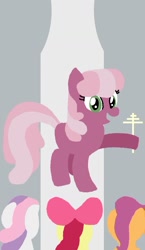 Size: 825x1425 | Tagged: safe, artist:poisonedpirate, character:apple bloom, character:cheerilee, character:scootaloo, character:sweetie belle, species:earth pony, species:pegasus, species:pony, species:unicorn, bow, cutie mark, cutie mark crusaders, female, filly, foal, hair bow, hooves, horn, lineless, mare, missing cutie mark, open mouth, simple background, spread wings, tarot card, wings