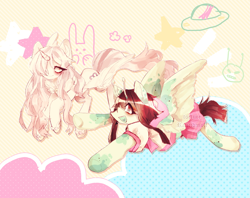 Size: 2563x2032 | Tagged: safe, artist:t-0-rtured, species:alicorn, species:pegasus, species:pony, commission, commissions open, flying, ocs everywhere