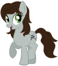 Size: 1024x1150 | Tagged: safe, artist:punchingshark, oc, oc:lazy flash, species:earth pony, species:pony, female, mare, simple background, solo, transparent background, vector