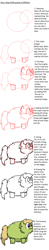 Size: 550x2793 | Tagged: safe, artist:the mungoman, fluffy pony, fluffy pony original art, how to draw, tutorial