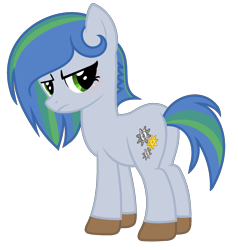 Size: 1869x1961 | Tagged: safe, artist:dashblitzfan4ever, oc, oc:smokey whistle, parent:limestone pie, parent:soarin', species:earth pony, species:pony, female, mare, offspring, simple background, solo, transparent background