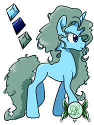 Size: 1200x1600 | Tagged: safe, artist:koharuveddette, oc, oc only, unnamed oc, species:pony, species:unicorn, adoptable, blue coat, blue eyes, eyelashes, female, long mane, long tail, mare, simple background, smiling, solo, transparent background