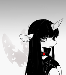 Size: 717x816 | Tagged: safe, artist:dreamyri, species:changeling, clothing, solo