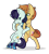 Size: 1000x1100 | Tagged: safe, artist:king-justin, character:coloratura, character:feather bangs, species:pony, ship:colorabangs, female, male, shipping, straight