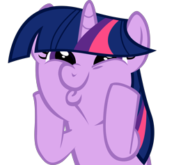 Size: 7082x6742 | Tagged: safe, artist:rainbowplasma, part of a set, character:twilight sparkle, character:twilight sparkle (unicorn), species:pony, species:unicorn, bust, cute, dashface, female, funny face, hooves on cheeks, mare, silly, silly pony, simple background, so awesome, solo, squishy cheeks, transparent background, twiabetes