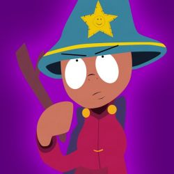 Size: 250x250 | Tagged: safe, artist:togekisspika35, oc, oc only, species:pony, clothing, hat, south park, south park: the stick of truth, wizard, wizard hat