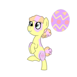 Size: 1536x1536 | Tagged: safe, artist:colorcodetheartist, oc, oc only, oc:pastel lily, species:earth pony, species:pony, bucktooth, cute, cutie mark, easter, holiday, markings, multicolored hair, rearing, reference sheet, simple background, solo, transparent background, vector