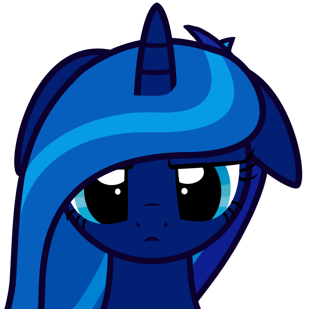Size: 1000x1000 | Tagged: safe, artist:stellardust, derpibooru original, oc, oc only, oc:stellar dust, species:pony, species:unicorn, animated, blinking, bust, eye shimmer, female, floppy ears, gif, mare, serious, serious face, simple background, solo, transparent background
