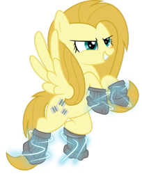 Size: 807x989 | Tagged: safe, artist:luckysmores, oc, oc only, oc:psychoshy, fallout equestria, fallout equestria: project horizons, power hoof, simple background, solo, transparent background, vector