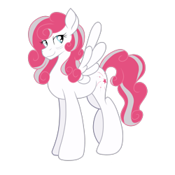 Size: 2500x2500 | Tagged: safe, artist:thr3eguess3s, character:star swirl (g3), species:pegasus, species:pony, g3, female, g3 to g4, generation leap, race swap, simple background, solo, transparent background