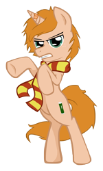 Size: 3543x5906 | Tagged: safe, artist:zackira, species:pony, crossover, harry potter, ponified, rearing, ron weasley, simple background, solo, transparent background