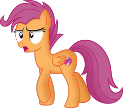 Size: 4539x4000 | Tagged: safe, artist:steyrrdash, character:scootaloo, species:pegasus, species:pony, episode:growing up is hard to do, g4, my little pony: friendship is magic, absurd resolution, female, mare, older, older scootaloo, open mouth, simple background, solo, transparent background, vector