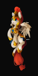 Size: 750x1500 | Tagged: safe, artist:cenit-v, oc, oc only, species:pegasus, species:pony, armor, guard, solo