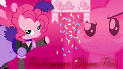 Size: 1920x1080 | Tagged: safe, artist:nicolasnsane, character:pinkie pie, vector, wallpaper
