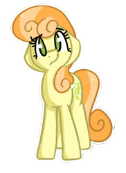 Size: 1090x1500 | Tagged: safe, artist:northwindsmlp, character:junebug, species:earth pony, species:pony, background removed, female, mare, simple background, solo, transparent background, white outline