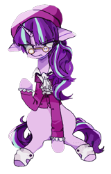 Size: 547x855 | Tagged: safe, artist:t-0-rtured, character:snowfall frost, character:starlight glimmer, female, hearth's warming