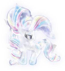 Size: 860x944 | Tagged: safe, artist:lincolnbrewsterfan, derpibooru original, character:rarity, species:crystal pony, species:pony, species:unicorn, .svg available, crystal, crystallized, ear piercing, earring, female, hair wrap, hairband, jewelry, piercing, rainbow power, rainbow power-ified, simple background, solo, svg, this isn't even my final form, transparent background, vector
