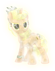 Size: 4550x5858 | Tagged: safe, artist:lincolnbrewsterfan, oc, oc only, oc:incentive iridescence, species:crystal pony, species:pony, species:unicorn, crystal unicorn, epic face, i belong to the greatest (braclet), ponified, ponified music artist, serious, serious face, simple background, solo, transparent background, vector