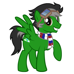 Size: 2000x2000 | Tagged: safe, artist:stellardust, derpibooru original, oc, oc only, oc:trip away, species:pegasus, species:pony, 2020 community collab, derpibooru community collaboration, clothing, goggles, looking at you, male, scarf, simple background, solo, stallion, transparent background