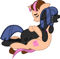 Size: 10248x10000 | Tagged: safe, artist:lincolnbrewsterfan, oc, oc:neigh sayer, oc:think pink, species:earth pony, species:pony, species:unicorn, .svg available, 2020, crying, duo, embrace, estories, female, hug, inkscape, male, mare, mourning, sad, sadness, simple background, sorrow, stallion, tears of pain, tragic, transparent background, vector