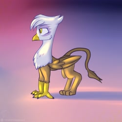 Size: 2000x2000 | Tagged: safe, artist:endelthepegasus, character:gilda, species:griffon, female, sketch, solo