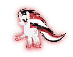 Size: 1120x870 | Tagged: safe, artist:lincolnbrewsterfan, oc, oc:blackjack, species:pony, species:unicorn, fallout equestria, fallout equestria: project horizons, .svg available, blackjack, confident, flowing mane, flowing tail, glowing mane, glowing tail, gradient hair, gradient hooves, gradient horn, happy, rainbow power, rainbow power-ified, raised hoof, simple background, smiling, solo, svg, transparent background, unicorn oc, vector