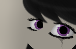 Size: 1023x665 | Tagged: safe, artist:glittersonyourface, character:octavia melody, crying, female, solo