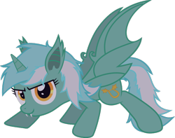Size: 664x524 | Tagged: safe, artist:lincolnbrewsterfan, character:lyra heartstrings, species:bat pony, species:pony, species:unicorn, .svg available, archive, bat ponified, bat pony lyra heartstrings, changed cutie mark, female, lyrabat, race swap, simple background, solo, svg, transparent background, vector