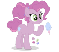 Size: 814x717 | Tagged: safe, artist:basecbitch, artist:magicuniclaws, base used, oc, oc:cotton candy, parent:pinkie pie, parent:pokey pierce, parents:pokeypie, species:earth pony, species:pony, cutie mark, female, mare, offspring, simple background, solo, transparent background