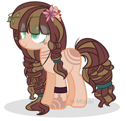 Size: 1068x1028 | Tagged: safe, artist:chaostrical, artist:harukamizuki-chan, base used, oc, oc:kare berr, species:earth pony, species:pony, female, mare, simple background, solo, transparent background