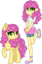 Size: 1124x1698 | Tagged: safe, artist:fantarianna, character:li'l cheese, species:earth pony, species:pony, episode:the last problem, g4, my little pony: friendship is magic, my little pony:equestria girls, clothing, equestria girls-ified, female, leg lifted, li'l cheese (rule 63), looking at you, mare, older, older li'l cheese, rule 63, self paradox, simple background, transparent background