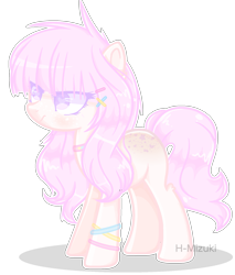 Size: 1859x2187 | Tagged: safe, artist:chaostrical, artist:harukamizuki-chan, base used, oc, oc only, species:earth pony, species:pony, female, mare, simple background, solo, transparent background
