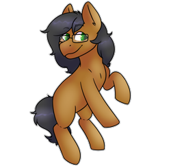 Size: 1600x1550 | Tagged: safe, artist:cinnerroll, oc, oc only, oc:notetaker, species:earth pony, species:pony, glasses, simple background, solo, transparent background