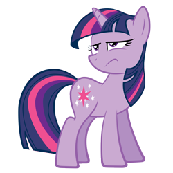 Size: 3900x3900 | Tagged: safe, artist:geonine, character:twilight sparkle, simple background, transparent background, unamused, vector