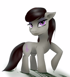 Size: 3826x4252 | Tagged: safe, artist:guatergau5, character:octavia melody, species:earth pony, species:pony, female, one hoof raised, raised hoof, solo
